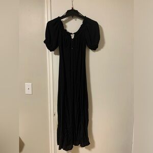 Button down maxi dress
